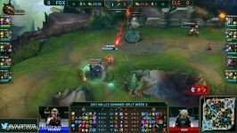 FOX vs CLG Highlights ALL GAMES  NA LCS Week 2 Day 2 Summer 2017  Echo Fox vs CLG