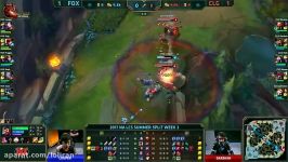 Echo Fox vs CLG Highlights Game 3  NA LCS Week 2 Day 2 Summer 2017  FOX vs CLG G3