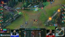 Echo Fox vs CLG Highlights Game 2  NA LCS Week 2 Day 2 Summer 2017  FOX vs CLG G2