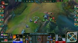 Echo Fox vs CLG Highlights Game 1  NA LCS Week 2 Day 2 Summer 2017  FOX vs CLG G1