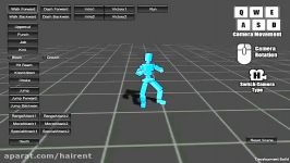 پکیج یونیتی Unity3d Male Fighter Mecanim Animation