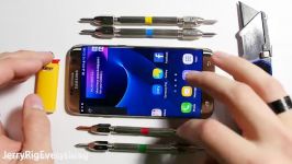 Galaxy S7 Edge  Bend Test Scratch test Burn Test