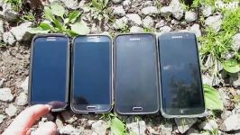 Samsung Galaxy S7 Edge Screen sunlight visibility test parison vs Samsung Galaxy S5 S4 and S3