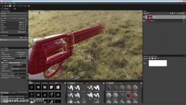 Substance Painter Timelapse Texturing a Revolver