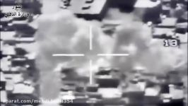 بمباران مواضع داعش در تلعفر عراق توسط هواپیماهای.عراقی