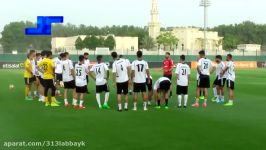 تمرین تیم ملی فوتبال افغانستان در دبی  Afghanistan national football team training in Dubai