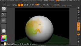 صفر تا صد زیبراش آموزش مدلسازی پولی پینتینگ zbrush polypainting