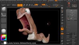 صفر تا صد زیبراش آموزش پروجکت کردن جزئیات داخل مدل مش zbrush Projecting deta