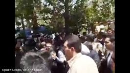 فیلم منتشر شده شعار علیه حسن روحانی علی مطهری در روز قدس بنی صدر روحانی پیوندتان مبارک