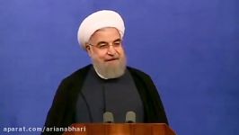 سخنرانی جنجالی روحانی در مراسم فعالان اقتصادیکنایه به تحویل اقتصاد به دولت تفنگسپاه
