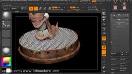 صفر تا صد زیبراش آموزش استفاده ماکرومش zbrush MicroMesh