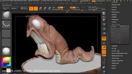 صفر تا صد زیبراش  آموزش بکارگیری موگراف تارگت zbrush Morph Targets