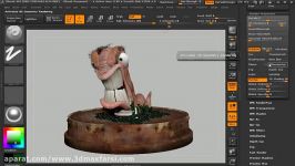 صفر تا صد زیبراش آموزش رندرگیری نهایی zbrush Rendering