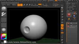 صفر تا صد زیبراش  آموزش ساخت اعمال متریال zbrush materials