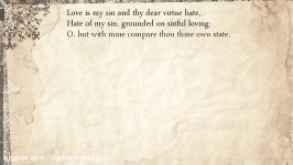 Sonnet 142 Love is my sin and thy dear virtue hate