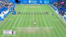 2017 Aegon Classic Quarterfinals  Muguruza vs Vandeweghe  WTA Highlights