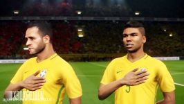 گیم پلی جدید pes2018 بازی بین برزیل لیورپول