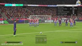 ضربه آزاد پنالتی زدن در pes2018