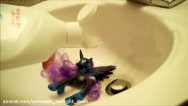 My Little Pony Perfect Shiny Hair Styling Tutorial Featuring Nightmare Moon