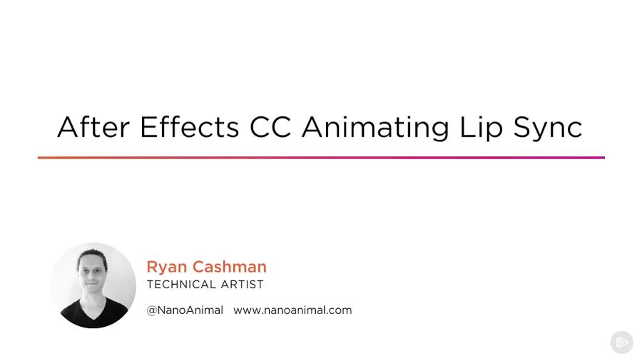 دانلود آموزش انجام Lip Sync انیمیشن ها در After Effects