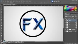 چگونه لوگو خلاقانه در فتوشاپ CS6  لوگو طراحی متن
