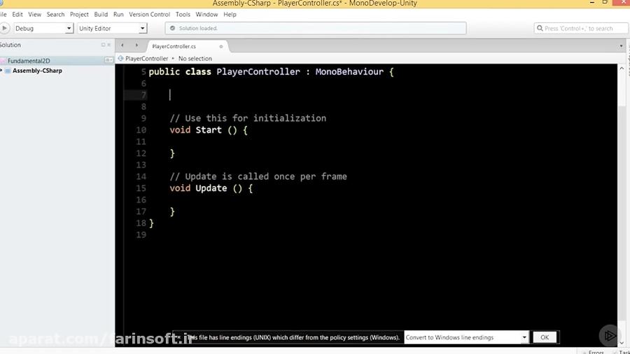 دانلود آموزش ساخت کنترل کاراکتر یک بازی در Unity...