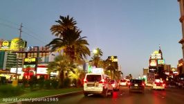 Driving on Las Vegas Strip in 4K