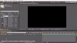 آموزش مقدماتی افترافکت وارد کردن assets ها به پنل پراجکت After Effects Project