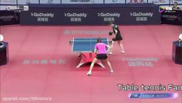 Ding Ning  Chen Meng نیمه نهایی تنیس روی میز چین ۲۰۱۷
