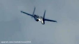 ویدیوی زیبا پرواز مانورهای دیدنی جنگنده سوخو35