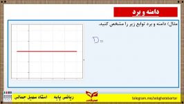 نکات مهم درمورد دامنه برد2 ریاضی دهم جمالی سبقت