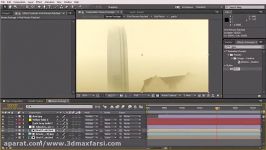 After Effects lens reflection آموزش افترافکت ایجاد افکت انعکاس لنز