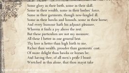 Sonnet 91 Some glory in their birth some in their skill