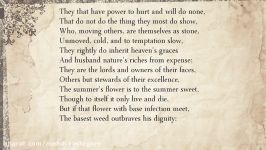 Sonnet 94 They that have power to hurt and will do none