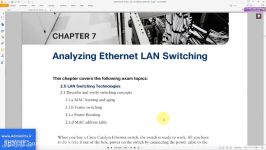 بررسی شیوه کارکرد سوئیچ های Ethernet در CCNA