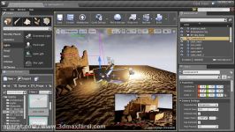 آموزش آنریل انجین انیمیشن سازی دوربین Unreal Engine camera animation