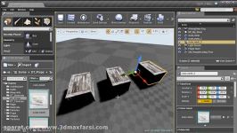 آموزش وارد کردن آبجکت در آنریل انجین Unreal Engine Placing objects