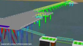 GLNG Liquid Natural Gas  Jetty and Wharf Animation