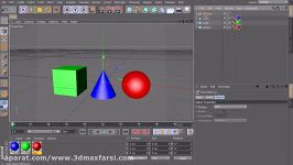 آموزش ساخت بردار وکتور vectors cinema 4d اکسپرسو سینمافوردی