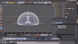 آموزش تاخیر دهنده دفورمر Delayed deformers cinema 4d اکسپرسو سینمافوردی