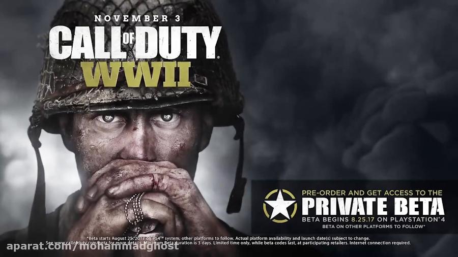 تریلر بخش چند نفره آنلاین بازی Call of Duty® WWII