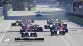 2017 Azerbaijan Grand Prix  Race Highlights