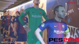 مقایسه فیفا 18 PES 2018