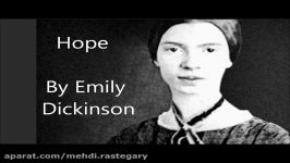 Hope Is The Thing With Feathers Emily Dickinson poem GREAT METAPHOR about hope