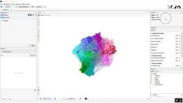 Gephi  Context and Statistics Windows