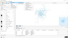 Cytoscape  Tools Menu  Network analyzer