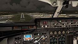 فرود دیدنی RJ100 هواپیمایی قشم در زوریخ LIVE ATC