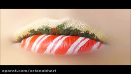 Christmas Lip Art Tutorial  Holiday Lip Art