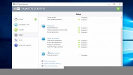 آموزش ESET Smart Security 7 تنظیمات نرم افزار Setup