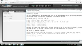 EdgeSwitch Configuration  VLANs VLAN Routing Routing  Part 1  EdgeSwitch Configuration